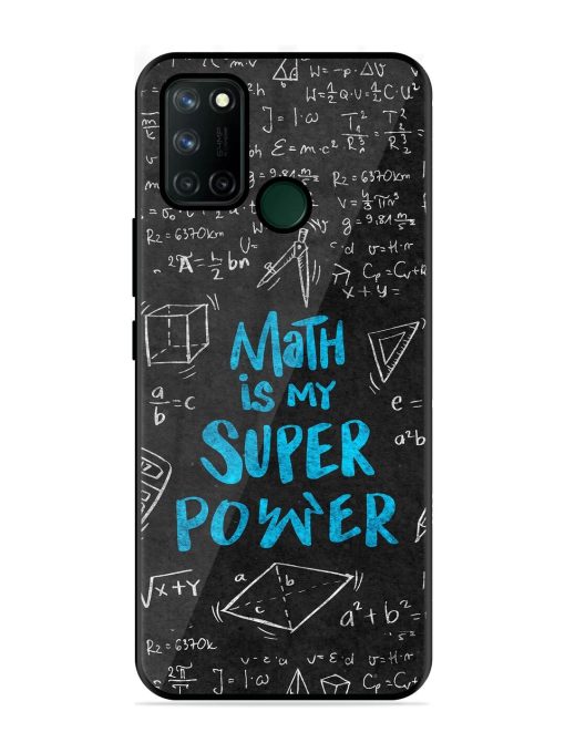 Math Magic Glossy Soft Edge Case for Realme 7I Chachhi