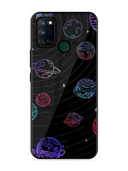 Cosmic Ballet Glossy Soft Edge Case for Realme 7I Chachhi