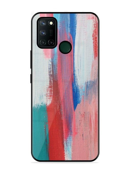 Colorful Chaos Glossy Soft Edge Case for Realme 7I Chachhi