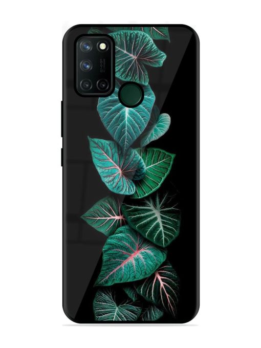 Emerald Elegance Glossy Soft Edge Case for Realme 7I Chachhi