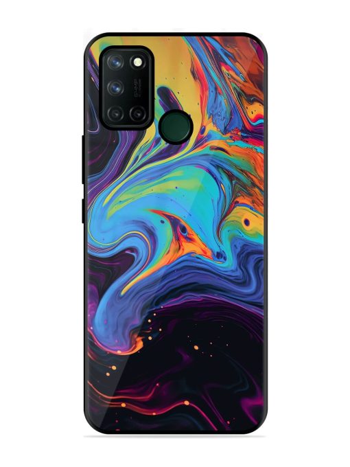 Liquid Dreamscape Glossy Soft Edge Case for Realme 7I Chachhi