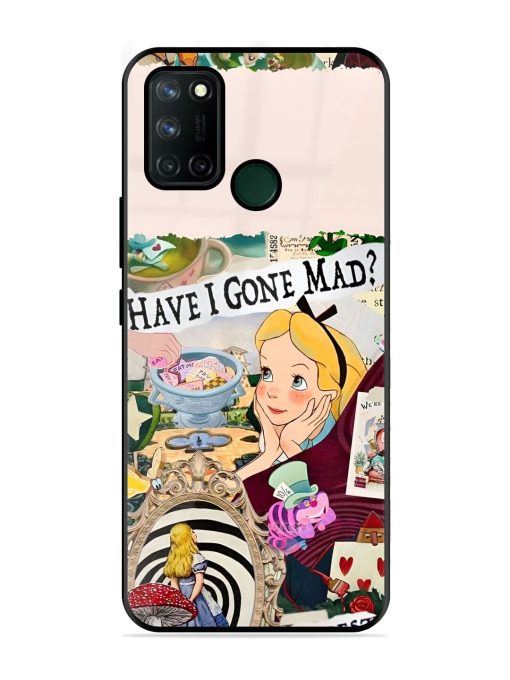 Mad Hatter'S Collage Glossy Soft Edge Case for Realme 7I Chachhi