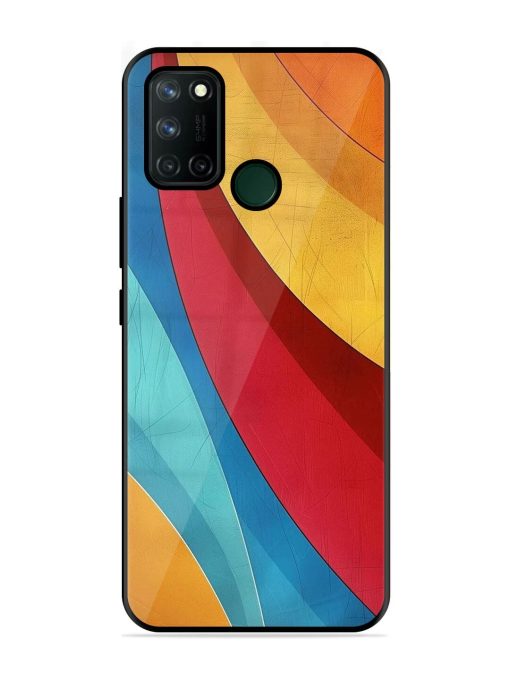 Curving Canvas Glossy Soft Edge Case for Realme 7I Chachhi