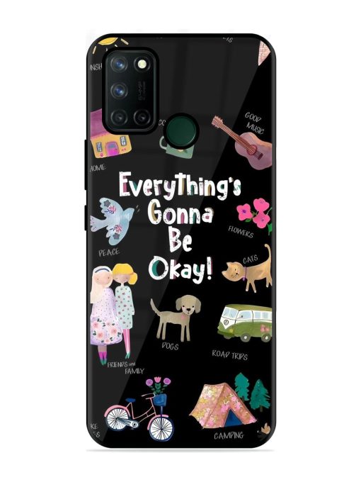 Everything'S Gonna Be Okay Glossy Soft Edge Case for Realme 7I Chachhi