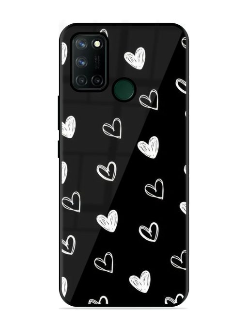 Scattered Hearts Glossy Soft Edge Case for Realme 7I Chachhi