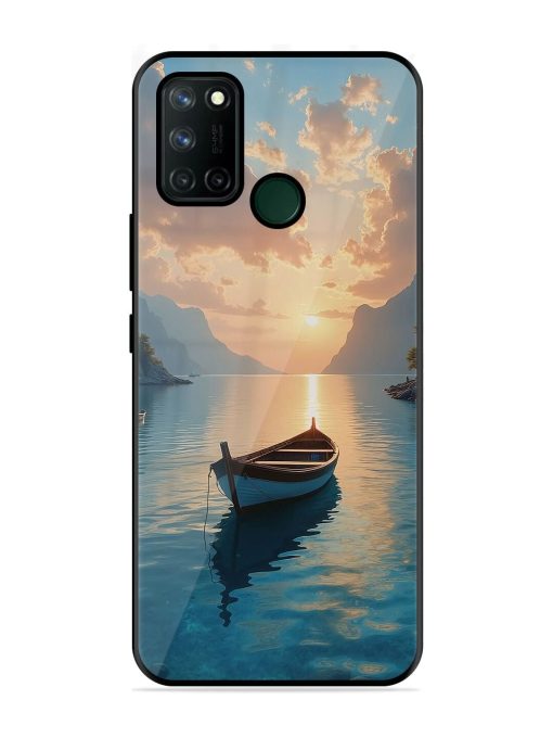 Serene Sunset Glossy Soft Edge Case for Realme 7I Chachhi