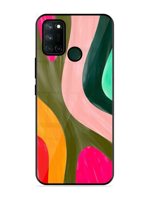 Wavy Wonder Glossy Soft Edge Case for Realme 7I Chachhi