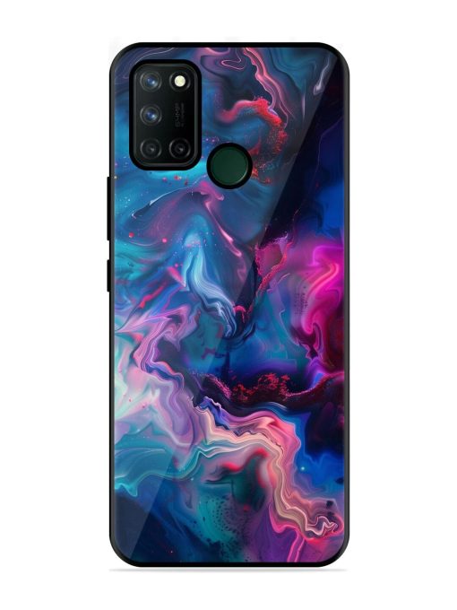 Cosmic Swirl Glossy Soft Edge Case for Realme 7I Chachhi