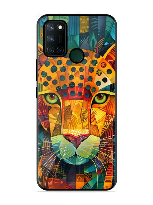 Mosaic Majesty Glossy Soft Edge Case for Realme 7I Chachhi