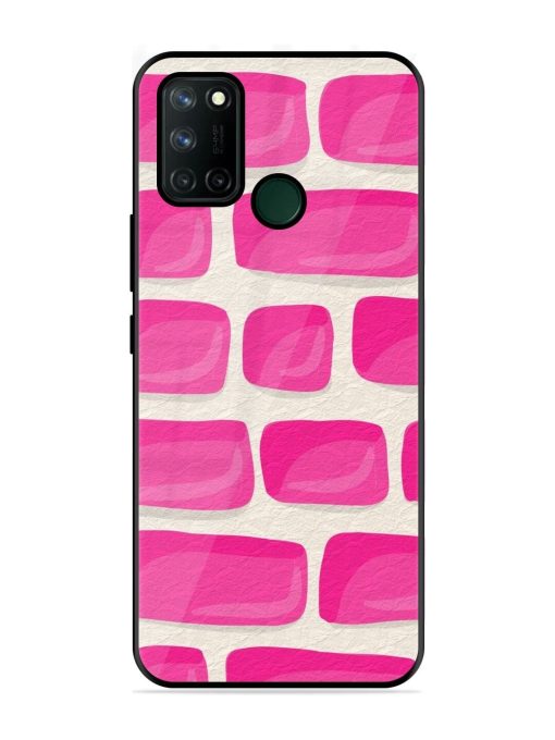 Pink Brick Wall Glossy Soft Edge Case for Realme 7I Chachhi