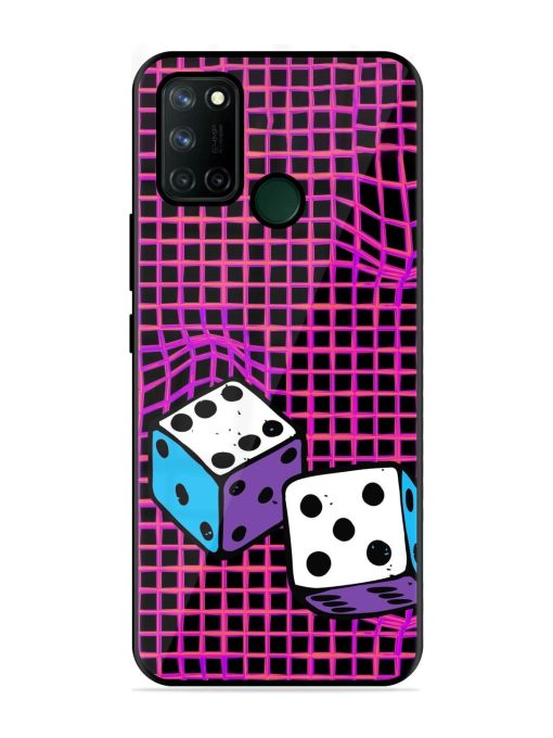 Glitched Dice Glossy Soft Edge Case for Realme 7I Chachhi