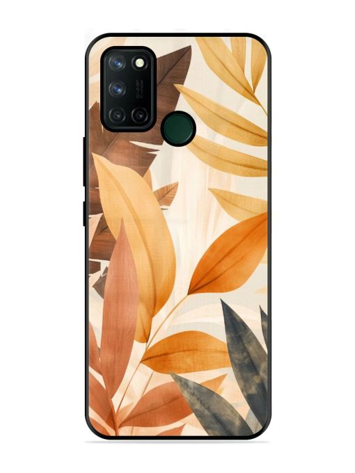 Earthy Elegance Glossy Soft Edge Case for Realme 7I Chachhi