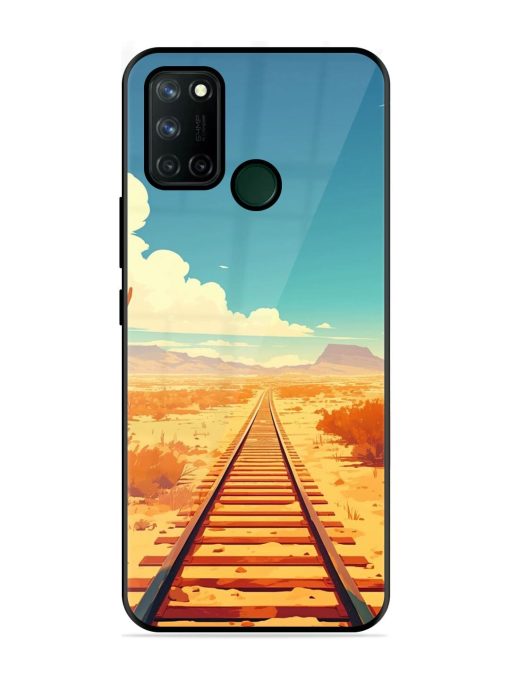 Endless Horizon Glossy Soft Edge Case for Realme 7I Chachhi