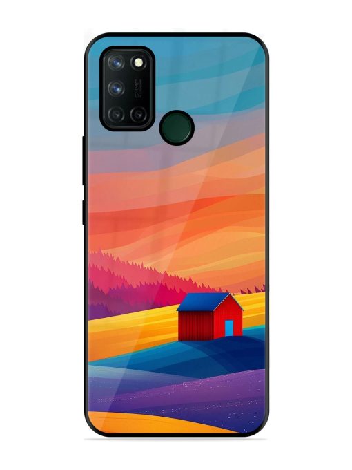 Sunset Solitude Glossy Soft Edge Case for Realme 7I Chachhi