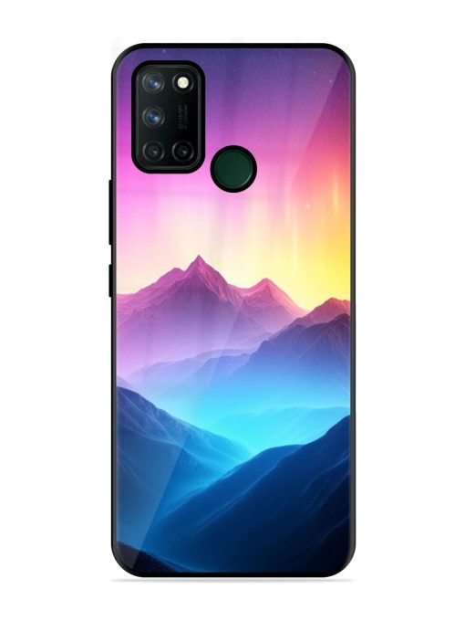 Cosmic Mountains Glossy Soft Edge Case for Realme 7I Chachhi