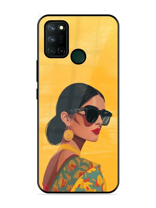 Neon Nightscape Glossy Soft Edge Case for Realme 7I Chachhi