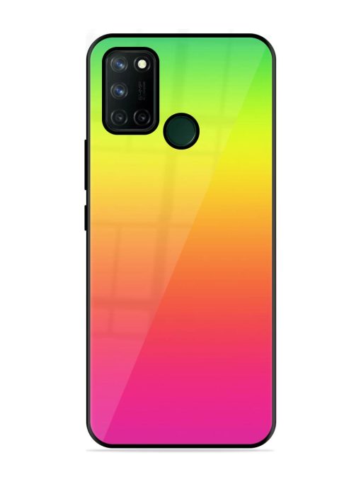 Rainbow Gradient Glossy Soft Edge Case for Realme 7I