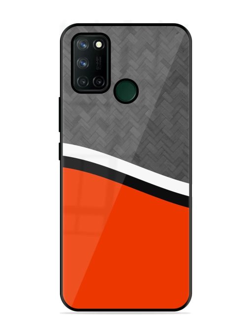 Bold Contrast Glossy Soft Edge Case for Realme 7I Chachhi