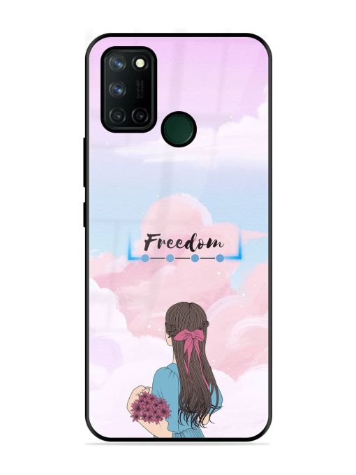 Skyward Dreams Glossy Soft Edge Case for Realme 7I Chachhi