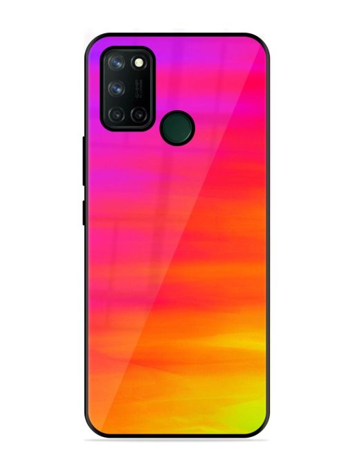 Neon Horizon Glossy Soft Edge Case for Realme 7I Chachhi