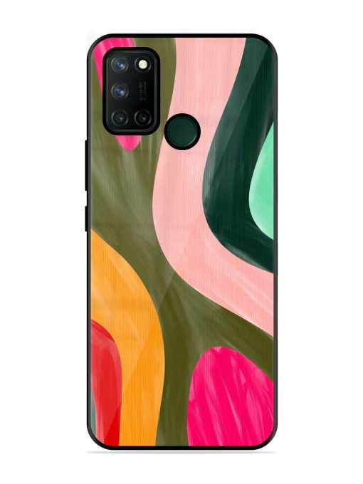 Wavy Wonderland Glossy Soft Edge Case for Realme 7I Chachhi