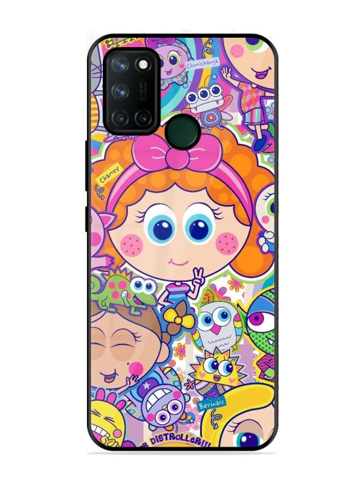 Distroller Friends Glossy Soft Edge Case for Realme 7I Chachhi