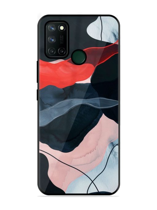 Dark Currents Glossy Soft Edge Case for Realme 7I Chachhi