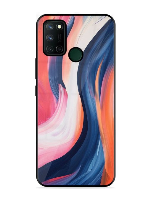 Whirling Hues Glossy Soft Edge Case for Realme 7I Chachhi