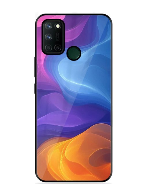 Cosmic Currents Glossy Soft Edge Case for Realme 7I Chachhi