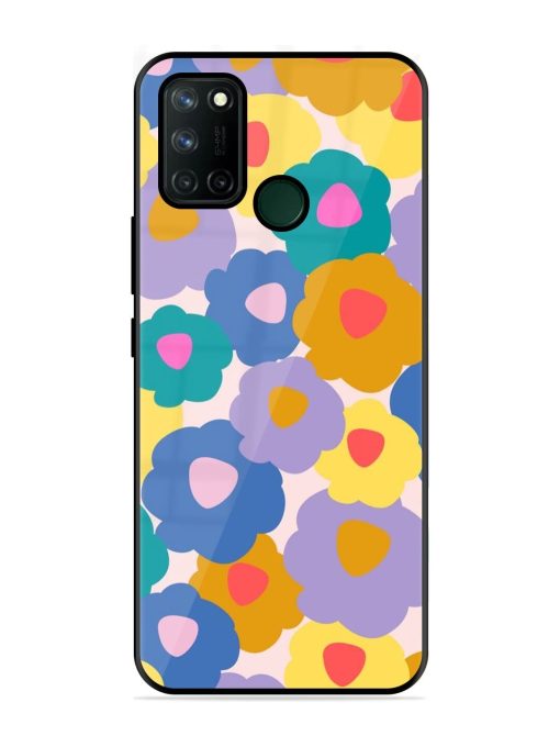 Flower Power Glossy Soft Edge Case for Realme 7I Chachhi