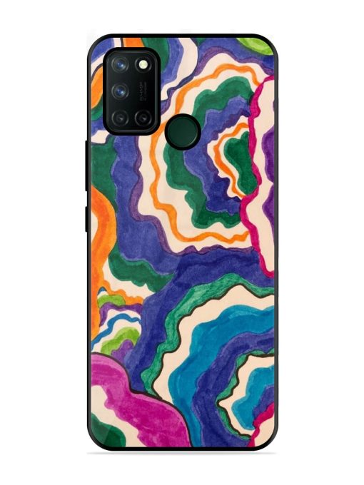 Wavy Wonder Glossy Soft Edge Case for Realme 7I Chachhi