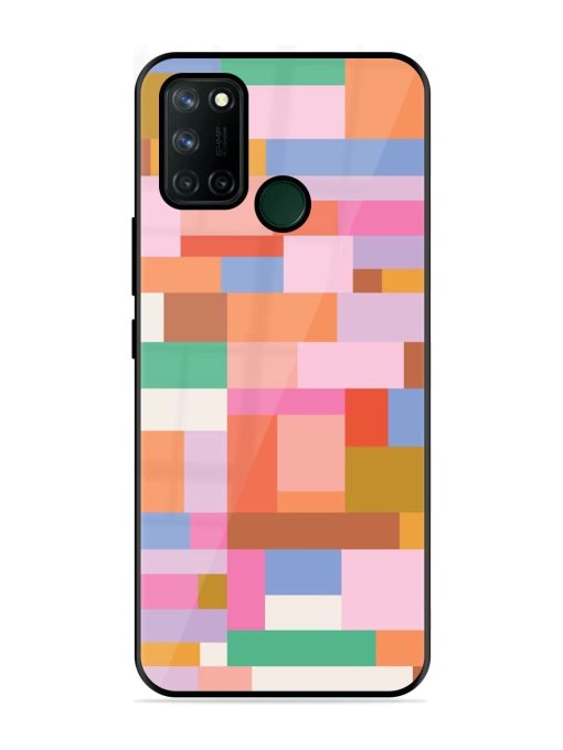 Colorful Chaos Glossy Soft Edge Case for Realme 7I Chachhi