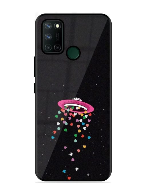 Love From Above Glossy Soft Edge Case for Realme 7I Chachhi