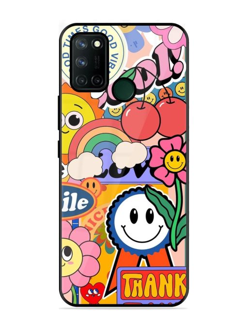 Good Times Good Vibes Glossy Soft Edge Case for Realme 7I Chachhi