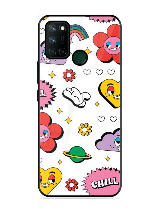 Whimsical Wonderland Glossy Soft Edge Case for Realme 7I Chachhi