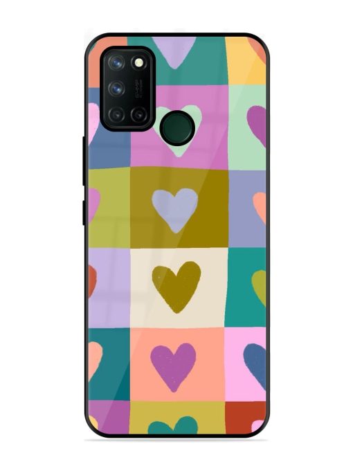 Box Of Hearts Glossy Soft Edge Case for Realme 7I Chachhi