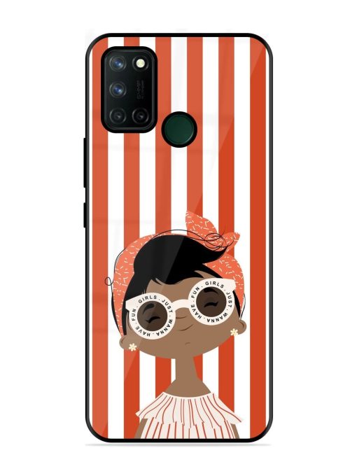 Girls Just Wanna Have Fun Glossy Soft Edge Case for Realme 7I Chachhi