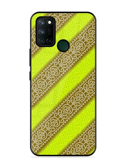 Golden Bandana Bliss Glossy Soft Edge Case for Realme 7I Chachhi