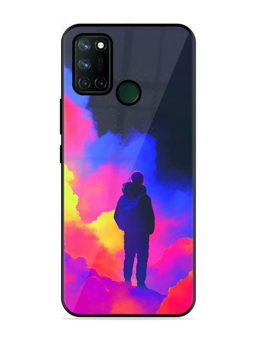 Cosmic Wanderer Glossy Soft Edge Case for Realme 7I Chachhi