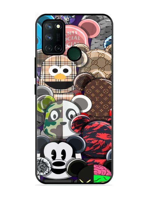 Streetwear Bearbrick Extravaganza Glossy Soft Edge Case for Realme 7I Chachhi