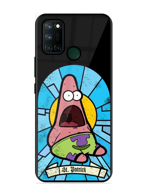 St. Patrick'S Day Stained Glass Patrick Star Glossy Soft Edge Case for Realme 7I Chachhi