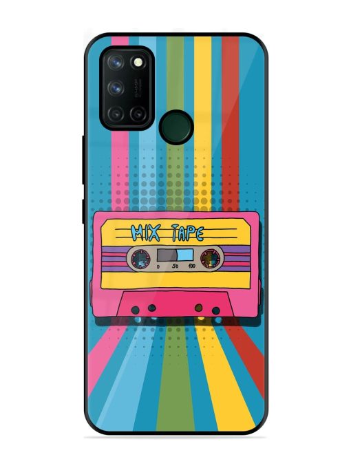 Retro Cassette Tapes Glossy Soft Edge Case for Realme 7I Chachhi