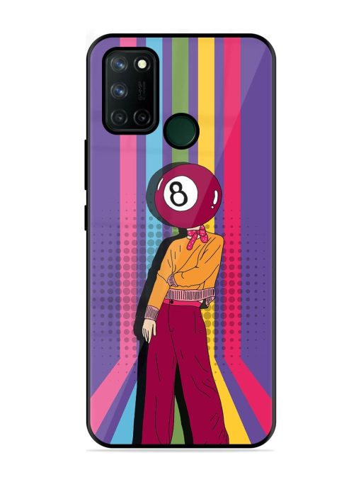 Eight Ball Fashionista Glossy Soft Edge Case for Realme 7I Chachhi