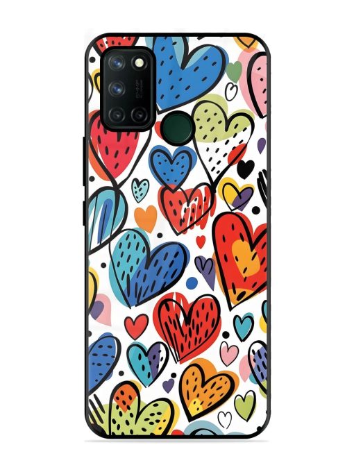 Heartfelt Harmony Glossy Soft Edge Case for Realme 7I Chachhi