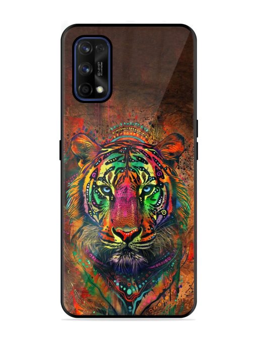 Cosmic Tiger Glossy Soft Edge Case for Realme 7 Pro Chachhi