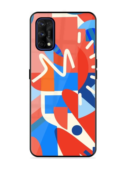 Abstract Harmony Glossy Soft Edge Case for Realme 7 Pro Chachhi