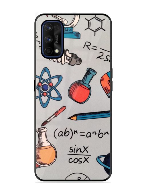 Science Doodle Glossy Soft Edge Case for Realme 7 Pro Chachhi