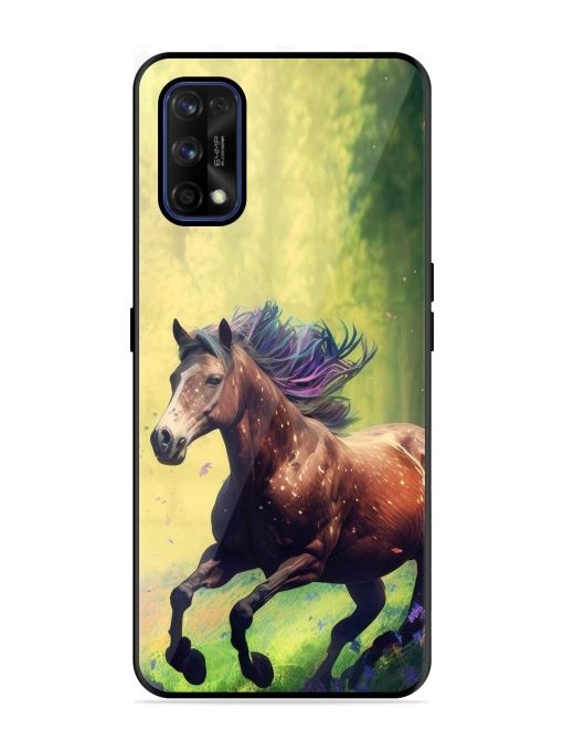 Enchanted Gallop Glossy Soft Edge Case for Realme 7 Pro Chachhi