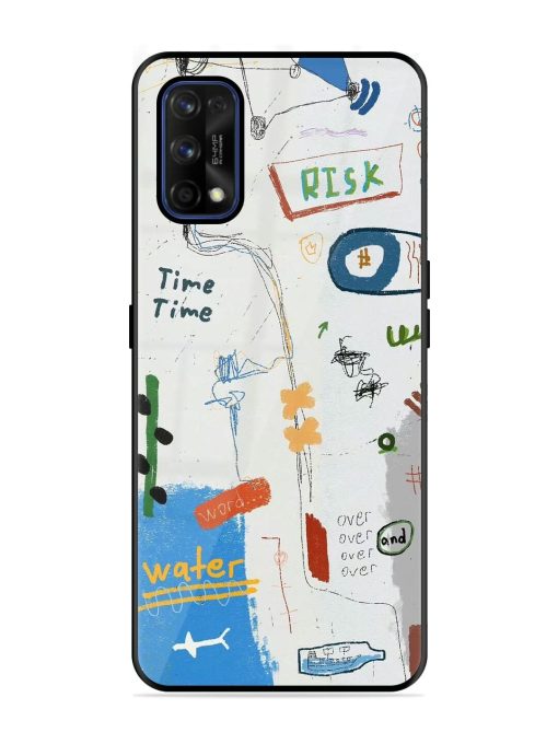 Mind Map Madness Glossy Soft Edge Case for Realme 7 Pro Chachhi