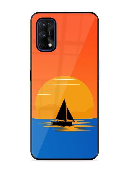 Sunset Sail Glossy Soft Edge Case for Realme 7 Pro Chachhi